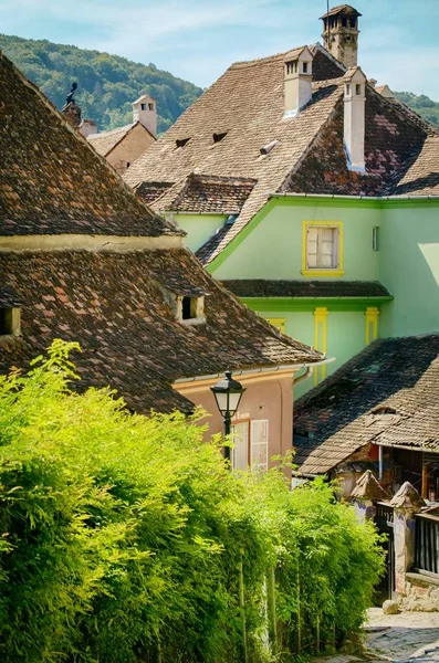 Medieval Town Sighisoara in RomaniaTransylvania - September 2014 — Stock Photo, Image