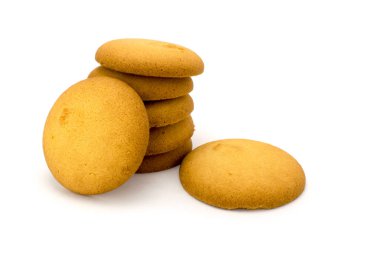 Beyaz bir lezzetli kurabiyeleri