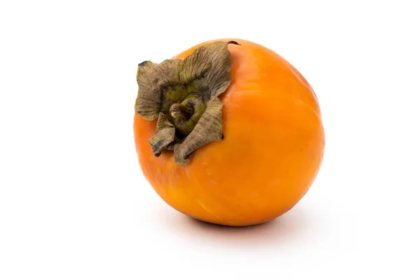 Ripe persimmons on a white — Stock Photo, Image