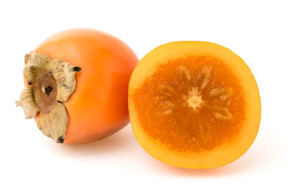 Sliced persimmon isolated — Stock Photo, Image