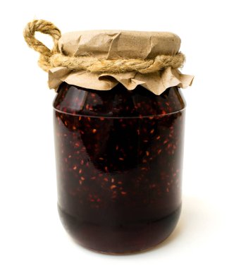 Ahududu reçeli kıyısında beyaz