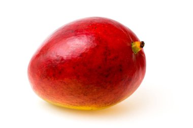 Bir beyaz sulu kırmızı mango