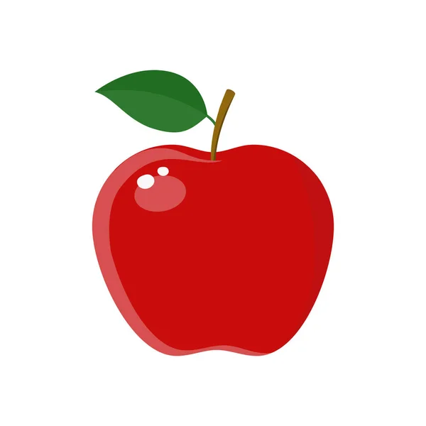 赤 Apple.Vector の図 — ストックベクタ