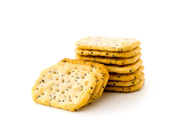 Cookies geïsoleerd op een witte — Stockfoto