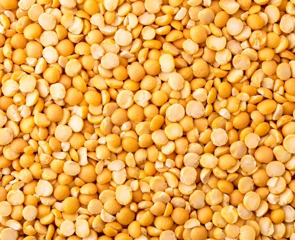 Yellow peas background. The view of the top. — Stock Photo, Image