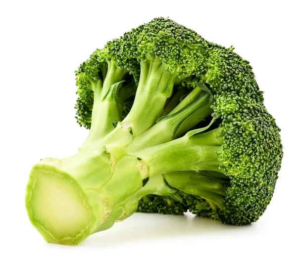 Broccoli Cabbage Close White Background Isolated — Stock Photo, Image