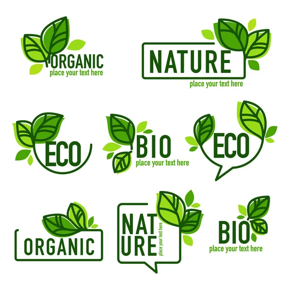 Amblemler, elemanları, çerçeveler ve logo Doodle organik bırakır
