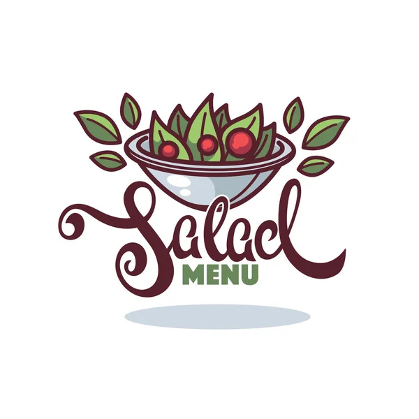 Línea de arte logotipo de cocina saludable y símbolos de alimentos orgánicos para su — Archivo Imágenes Vectoriales