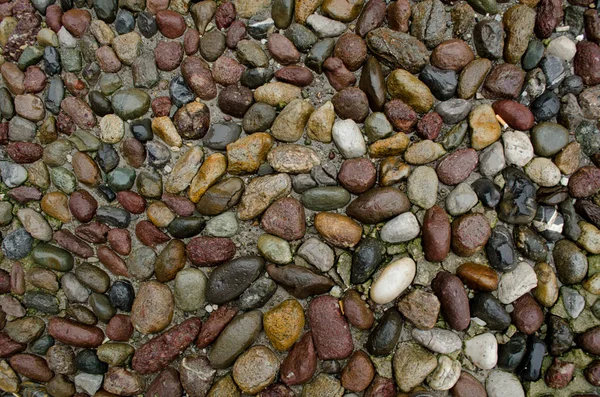 Textura de pedras multicoloridas — Fotografia de Stock