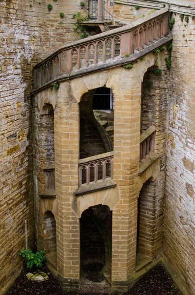 Wendeltreppe der Burg hohenzollern — Stockfoto