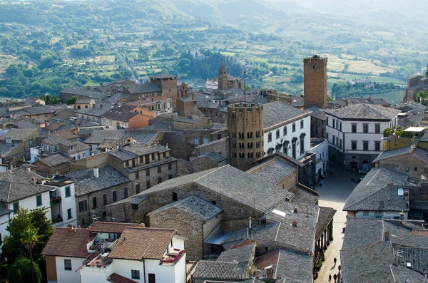 Panoramautsikt över Orvieto, Italien. — Stockfoto