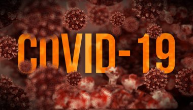 Coronavirus dünyada. Roman Coronavirus 2019-NCoV. Koronavirüs karantinası kavramı. Pandemik Roman Coronavirus salgını covid-19 2019-nCoV. 3 Boyutlu Hazırlama.