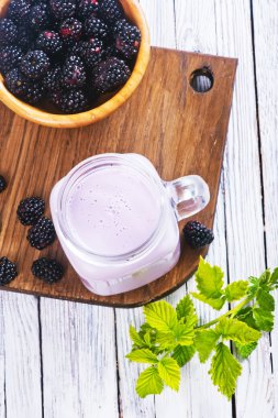 BlackBerry yoğurt cam