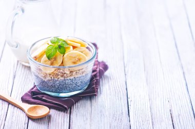 Chia süt puding