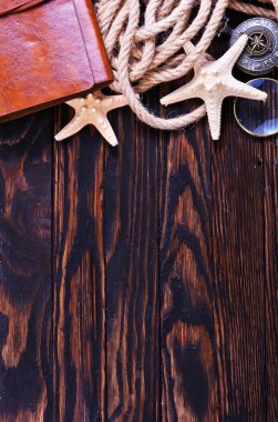 Tahta masada seyahat öğeleri