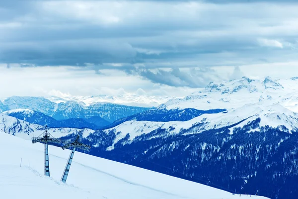 겨울 hight 산 — 스톡 사진