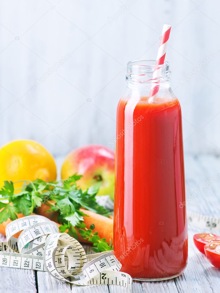 juice from fruits and vegetables