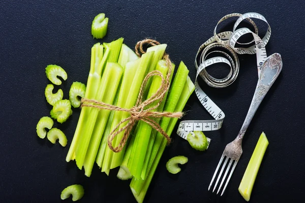 Tied raw celery — Stock Photo, Image