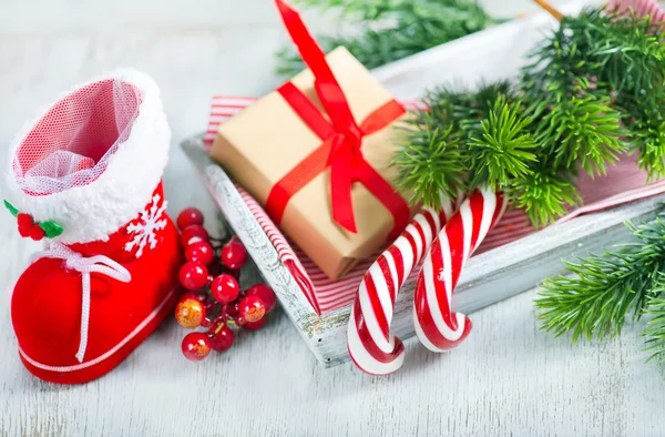 Kerst decoraties samenstelling — Stockfoto