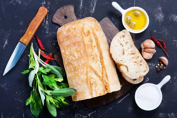Pão italiano fresco — Fotografia de Stock
