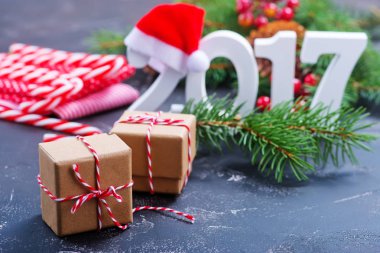 Noel arka plan, Dekorasyon  