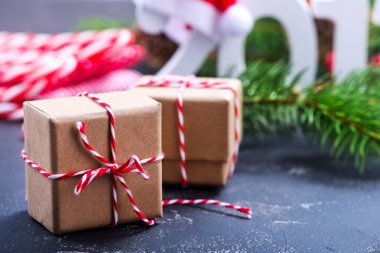 Noel arka plan, Dekorasyon  