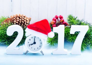 Yeni 2017 yılı, Noel arka plan