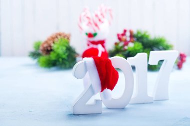 Yeni 2017 yılı, Noel arka plan