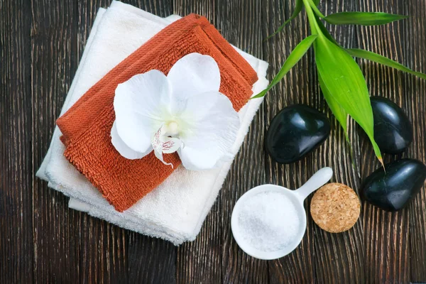 SPA objects on a table — Stock Photo, Image