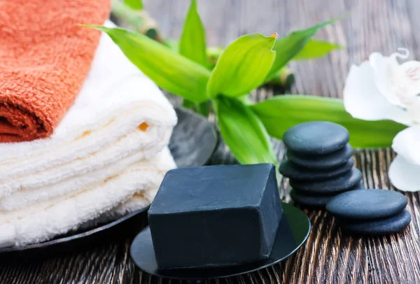 SPA objects on a table — Stock Photo, Image