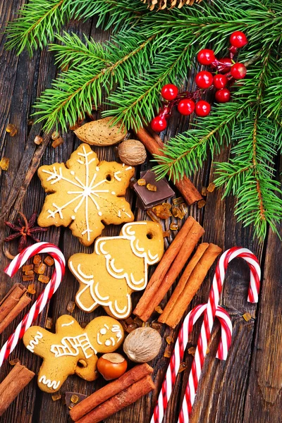 Biscuits de Noël aux épices aromatiques — Photo