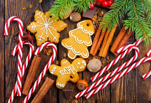 Christmas cookies with aroma spices — Stock Photo, Image