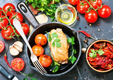 Baharat ile kızarmış ördek