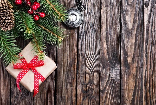 Decoraciones de Navidad y abeto — Foto de Stock