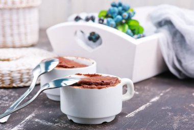 çay fincan çikolatalı kek