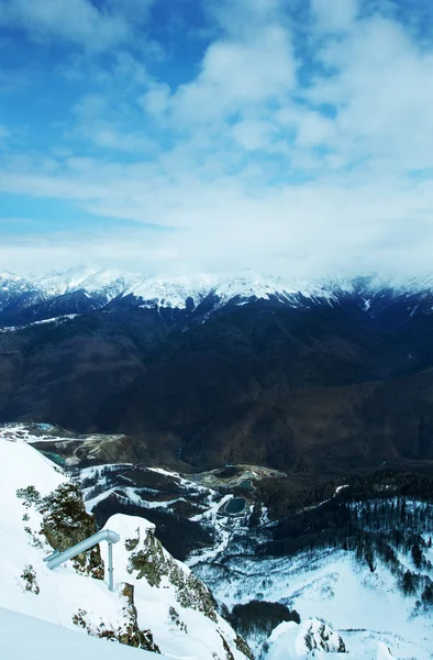 Winterberge in Sotschi — Stockfoto