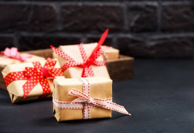 Hediye kutuları tablo