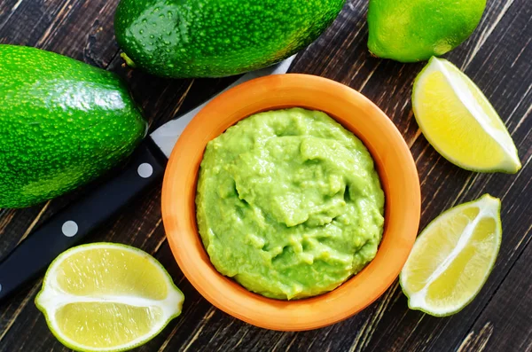 Limes kase guacamole — Stok fotoğraf