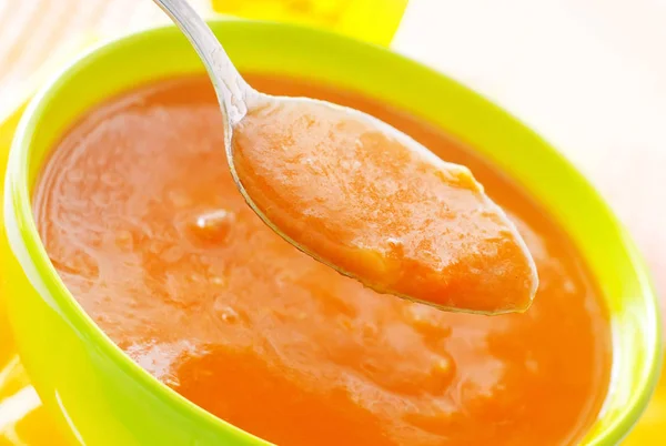 Sopa fresca de calabaza — Foto de Stock