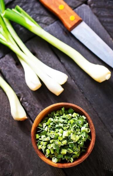 Dry green onion — Stock Photo, Image