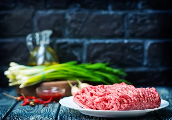 Carne tocată brută — Fotografie, imagine de stoc
