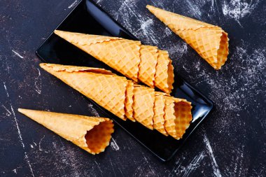 Gözleme külah dondurma için