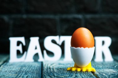 Tablo easter egg kahverengi