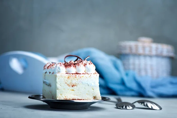 Deserto de queijo mascarpone — Fotografia de Stock