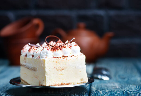 Desert from mascarpone cheese 