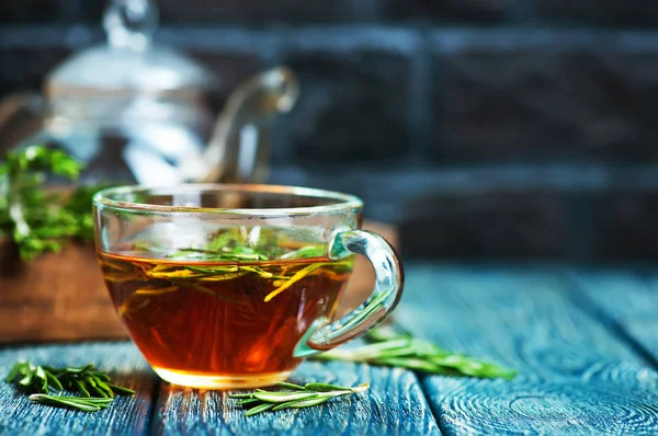 Rosemary tea in cup — Stock Photo, Image