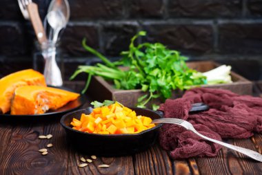 taze kabak dilimlenmiş 