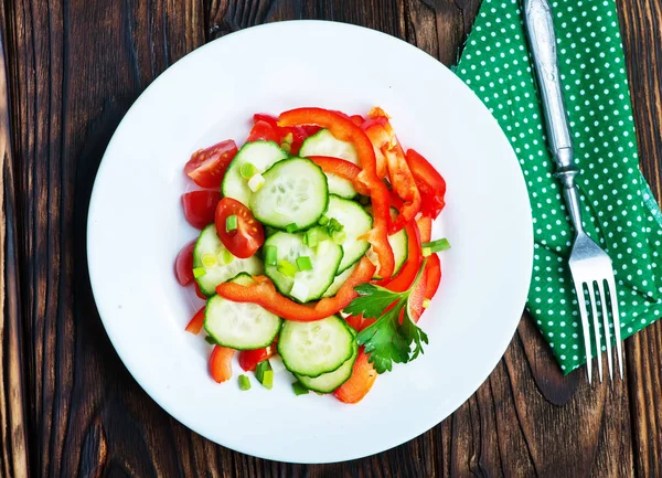 蔬菜生菜的沙拉 — 图库照片