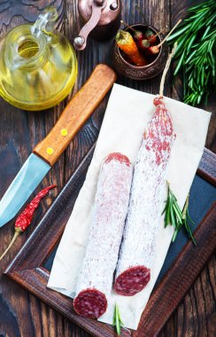 Salam aroma Meksikalı ile