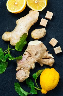 Limonlu zencefil kökü 